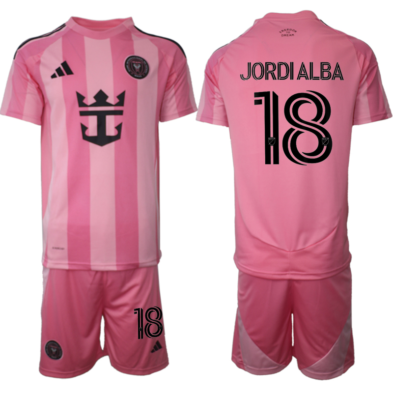 Men 2025-2026 Club Inter Milan CF home Pink #18 Soccer Jersey